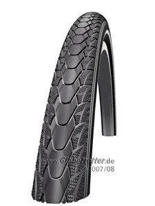 Schwalbe MARATHON PLUS Perf, SmartGuard, TwinSkin 24" Drahtreifen Black-Reflex 47-507
