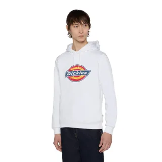 Dickies Icon Logo Polyester Unisex Erwachsene Weiß Kapuzensweatshirt