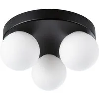 Paulmann Deckenleuchte Selection Bathroom Gove IP44 max. 3x20W Rondel Glas/Metall, ohne Leuchtmittel, G9