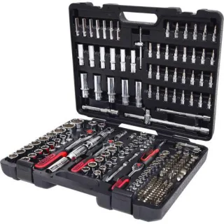 KS Tools 1/4 +3/8 +1/2 195tlg CHROMEplus Steckschl.-Satz