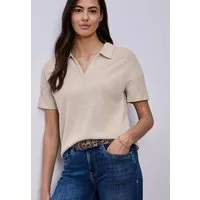 STREET ONE Poloshirt mit Stretchanteil