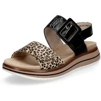Remonte Remonte Damen Sandale schwarz leo Sandale