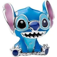 Pandora Charm-Einhänger 793815C01, Kollektion Disney x Pandora, Disney, Stitch, Blau