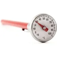 Lantelme Kompostbeschleuniger Kompostthermometer 12,5cm Kompost Rotte Thermometer, (1-St), mit Clip, Edelstahl, Wasserdicht, Fühlerabdeckung bis 100 Grad Celsius