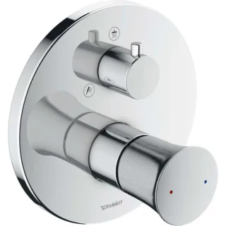 Duravit White Tulip Fertigmontageset WT4210012010 Unterputz-Brausearmatur, 22,5 l/min, chrom