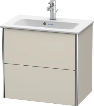 Duravit XSquare Waschtischunterbau wandhängend Taupe Supermatt 610x388x560 mm - XS416508383 XS416508383