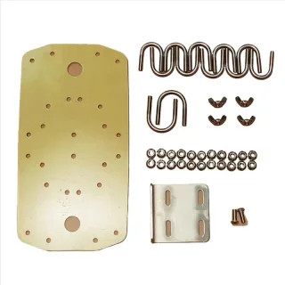 Shortwave MOXON Antenna Kit 5mm Epoxy Base Plate CNC Machined Holes Stainless Steel Fixation Wide Bandwidth High Gain 25