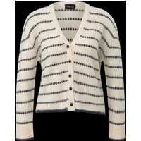 s.Oliver BLACK LABEL Strickjacke im Streifen-Look