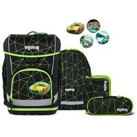 ergobag Schulranzen cubo light Set (6-tlg., 5-teiliges Set), wiegt nur 780g