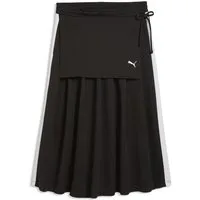 PUMA Jerseyrock T7 Midi Faltenrock Damen