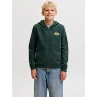 Jack & Jones Junior Kapuzensweatjacke JJAERO SWEAT ZIP HOOD JNR Baumwollmischung, regular fit