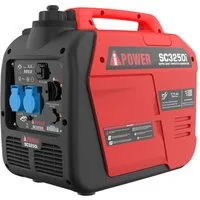 A-iPower Stromerzeuger SC3250i, 3,20 in kW, (Benzin Stromgenerator Generator Notstromaggregat 4-Takt Motor Stromerzeuger Leise 65 dB Generator), mit 230V Steckdosen und USB