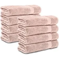 Komfortec Handtuch Set 50x100 cm aus 100 % Baumwolle, Frottee (Packung, 8-St), Handtücher Set, Weich, Towel