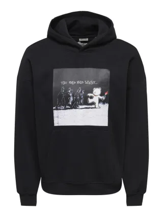 only & sons - Sweater - Onsbanksy schwarz - Gr. - M
