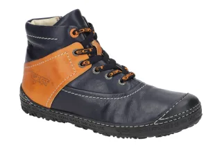 Eject 20758.001 DASS II Damenschuhe sportlich Blau/Orange Echtleder Schn?r-Ha...
