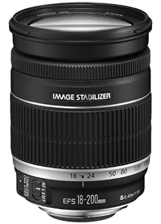 Canon 18-200mm 1:3.5-5.6 IS [für Canon EF-S] schwarz