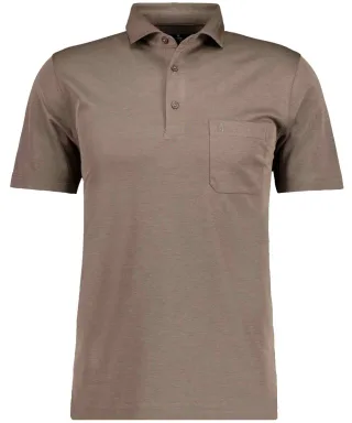 RAGMAN - Polo button short sleeve solid - Gr. - L