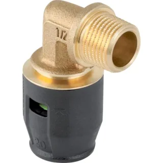 Geberit PushFit Übergangswinkel 90Gr mit AG 651262001