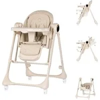 Chipolino Kombihochstuhl Hochstuhl Master Class 2 in 1, elektrisch Babyschaukel Fernbedienung
