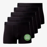 OCCULTO Boxershorts Herren Bambus Boxershorts 5er Pack (Modell: Bryan)