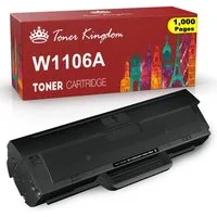 Toner Kingdom Tonerpatrone für HP 106A W1106A, (Mit chip), Laser MFP 135a 135wg 137fnw 107a