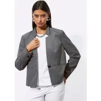 creation L Blusenblazer Lyocell-Mix-Blazer Langarm