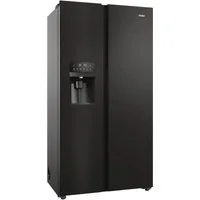 Haier Side-by-Side SBS Slim HSR5918DIPB, 177,5 cm hoch, 90,8 cm breit, 178 cm hoch, 91 cm breit, Nutzinhalt: 511 Liter, Multi Airflow