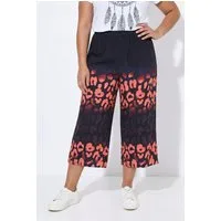 Angel of Style Funktionshose Culotte weites Bein Hose Leo-Muster