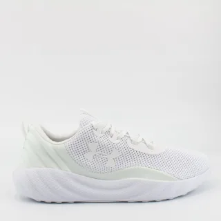 Unter Armour aufgeladen wird weißes Textil Mens Lace Up Trainer 3022038 101