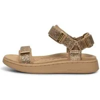 WODEN Woden - Line Glitter - Gold Sandalette