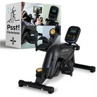SportPlus Heimtrainer SP-HT-0100-B-iE, Beintrainer, Ausdauertraining am Schreibtisch, Mini-Heimtrainer