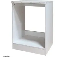 HTI-Living Backofenumbauschrank Herdumbauschrank Jenna Weiß 60 cm (1 Stück, 1-St., 1 Herdumbauschrank) Küchenunterschrank für Einbaubackofen modular erweiterbar