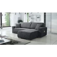Küchen-Preisbombe Sofa Sofa Couch Ecksofa Eckcouch Wohnlandschaft Schlaffunktion Lincoln Cord, Sofa in L-Form