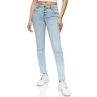 REPUBLIX Stretch-Jeans ISLA Damen Knopf Mid Waist Stretch Denim Jeans