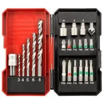 Einhell Bohrer- und Bit-Set Einhell Bit-Bohrerbox 22-teilig Sechskant