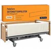 CARELINE Bettumrandung Seitengitterpolster Pflegebetten Seitenschutzpolster Bettschutzpolster