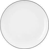 Seltmann Weiden Brotteller Lido Black Line, (1 St), Teller rund 17 cm