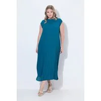 MIAMODA Jerseykleid Plissee-Kleid Plissee-Mix ärmellos