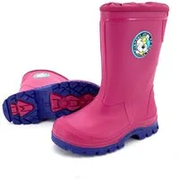 heimtexland Premium Kinder Gummistiefel gefüttert Regenstiefel Gummistiefel (Typ880, Rosa) Arch Support Sohle I rosa Gr. 29