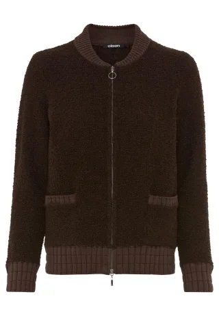 Olsen - Cardigan Long Sleeves Coffee Bean - Gr. - 36