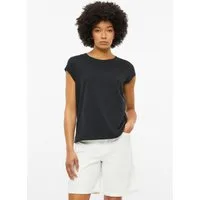 s.Oliver Kurzarmshirt T-Shirt Baumwollshirt mit Rundhalsauschnitt und Garment Dye