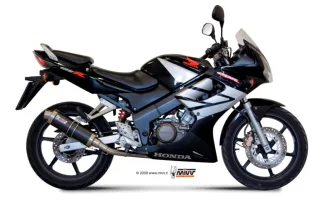 Sport Auspuff Komplettanlage inkl. Krümmer MIVV GP Carbon Honda CBR 125 R Bj.2004-2010 JC34/JC39 ABE