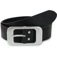 Frentree Ledergürtel aus 100% Echtleder, MADE IN GERMANY 3,8 cm breiter Gürtel aus Leder, kürzbar, Schwarz