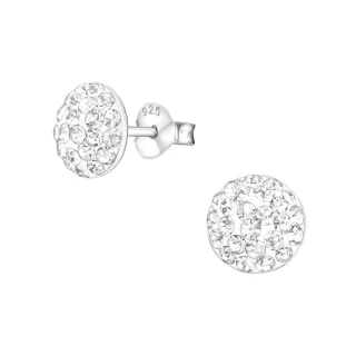 Kugel Ohrringe aus 925 Silber