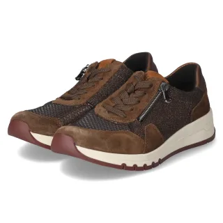 Waldläufer Schnürschuhe APRIL  Braun - Gr. 37 -  Leder und Textil