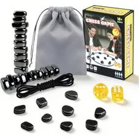 Bundviel Lernspielzeug 20 Stück Magnetspiel Puzzle Magnetic Schachspiel Magnetisches Spiel