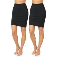 Merry Style Unterrock Damen kurz MS10-204 (2-tlg) aus Viskose