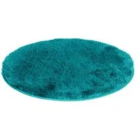 Möve Badematte Superwuschel, Badvorleger, Badezimmer Teppich, Höhe 40 mm, rutschhemmend beschichtet, schnell trocknend, strapazierfähig, fußbodenheizungsgeeignet, Polyester, rund, Mikrofaser-Badematte, Badteppich, rechteckig, rund & als 3-tlg. Set