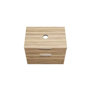Burgbad Waschtischunterschrank Eqio 619x800x550 Frassino Dekor Cappuccino, WXXH080F3437 WXXH080F3437