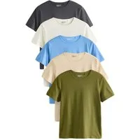 Next T-Shirt The Everyday Kurzarm-T-Shirts, 5er-Pack (5-tlg)